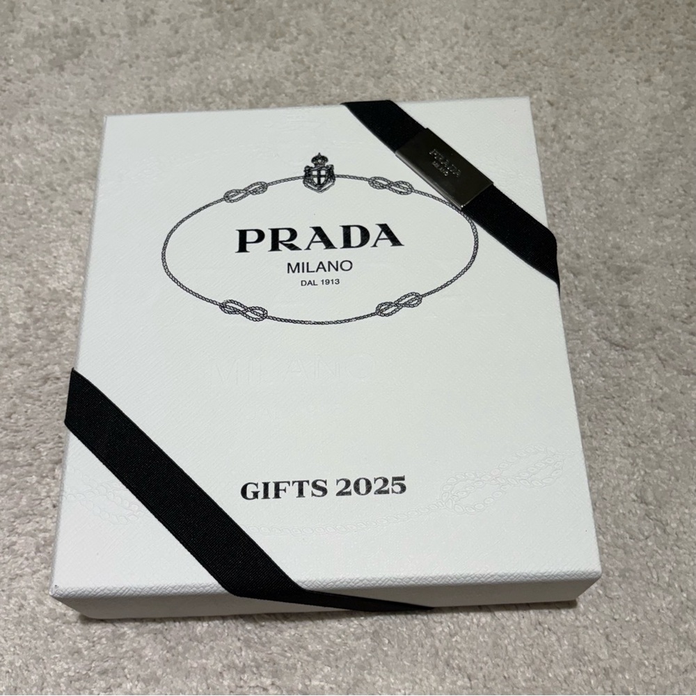 Prada White and Black Gift Catalog 2025